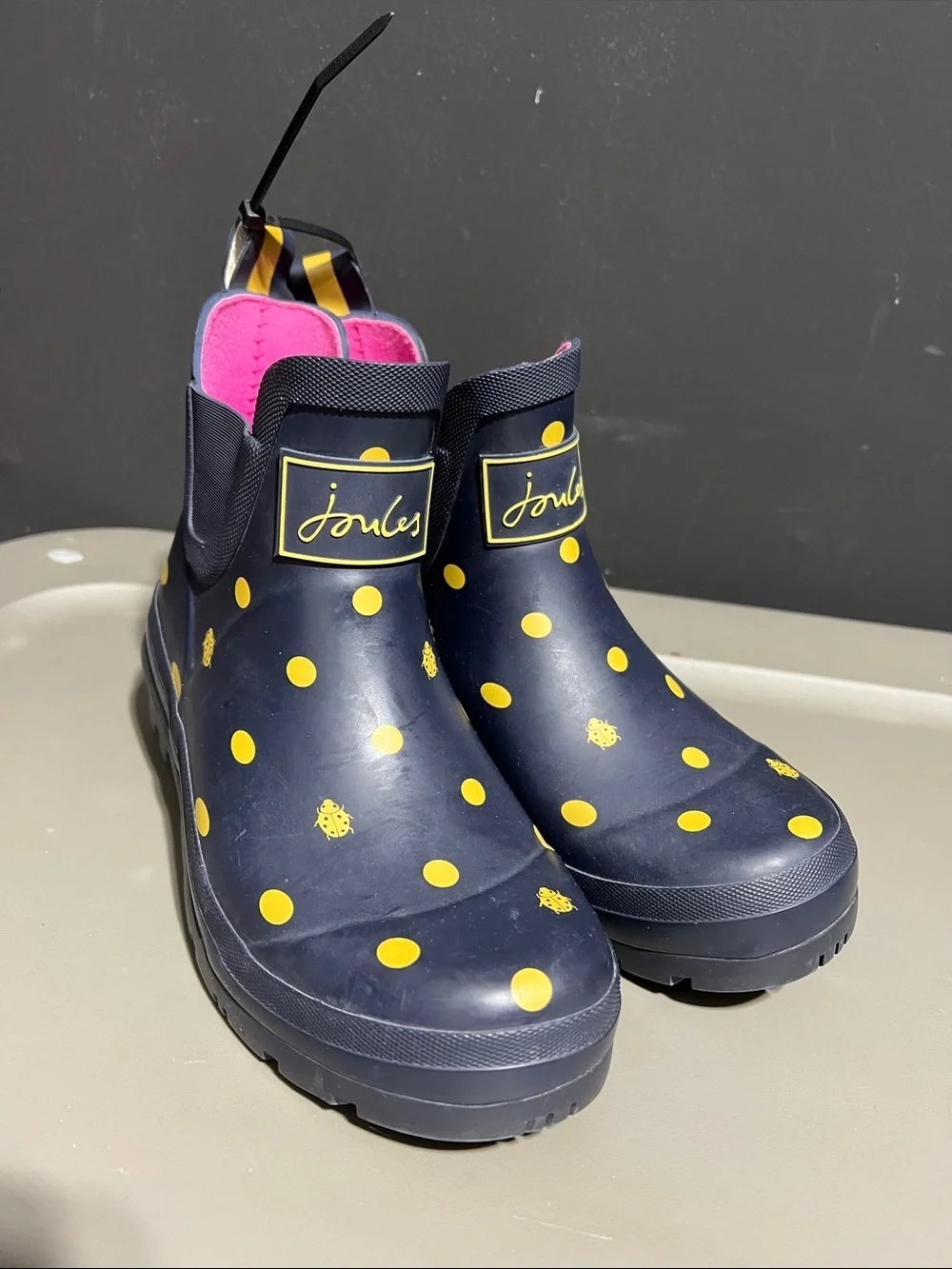 Joules Kids' Polka Dot Rain Boots